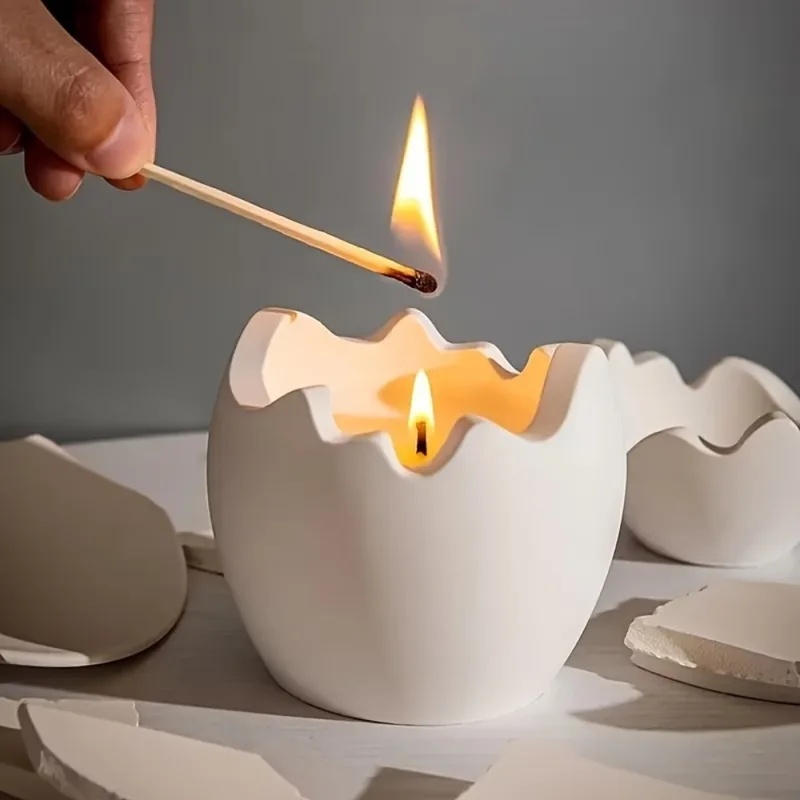 Candle Supply - Top Quality Egg Shape Silicone Candle