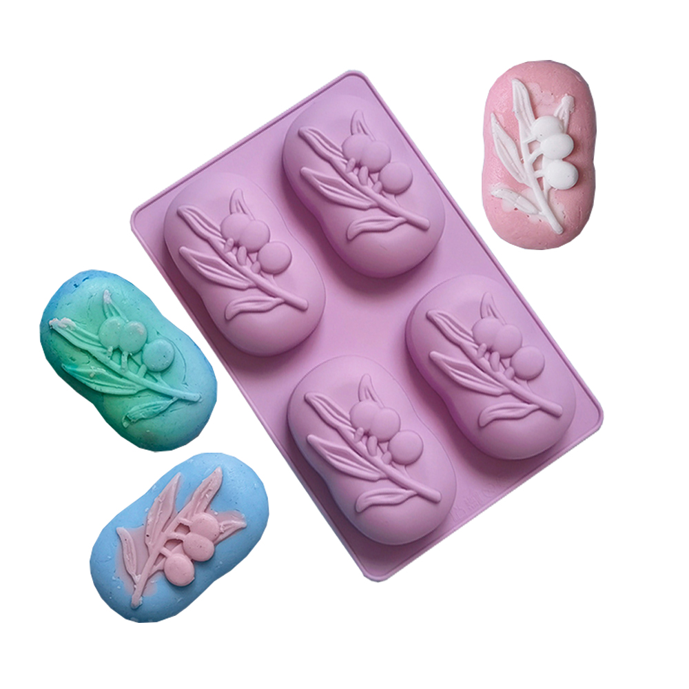 4 Cavities Oval Olive Tree Sil - Candle Making Supplies Kit 评论和价格