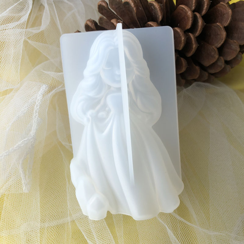 3D Cute Princess Silicone Cand - Candle Making Supplies Kit 评论和价格
