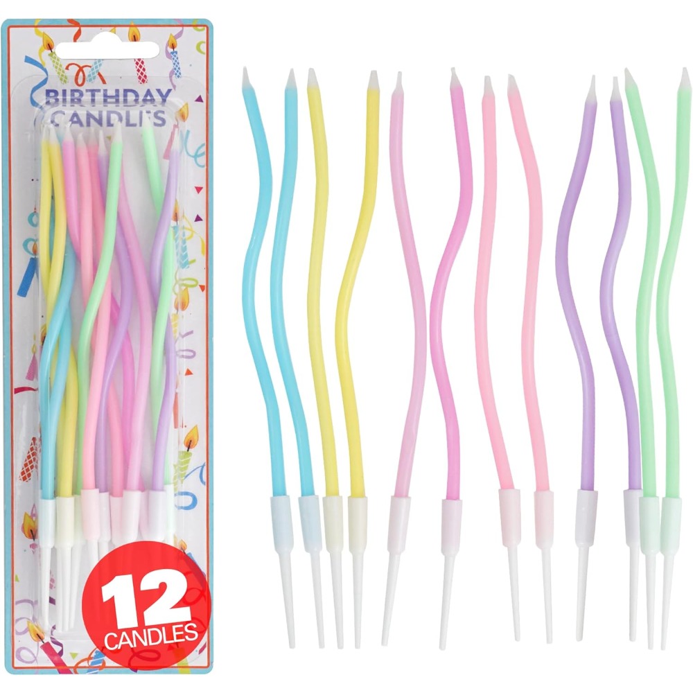 Rainbow Spiral Birthday Cake C - Candle Supply 评论和价格