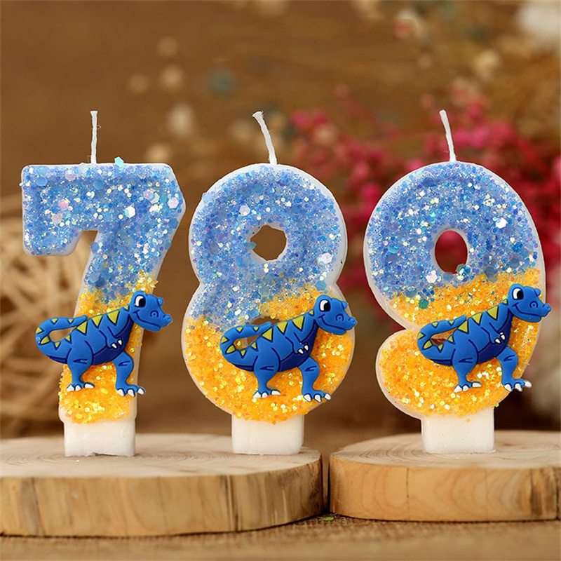 1pcs Boy Number 0 1 2 3 4 5 6  - Candle Surprise 评论和价格