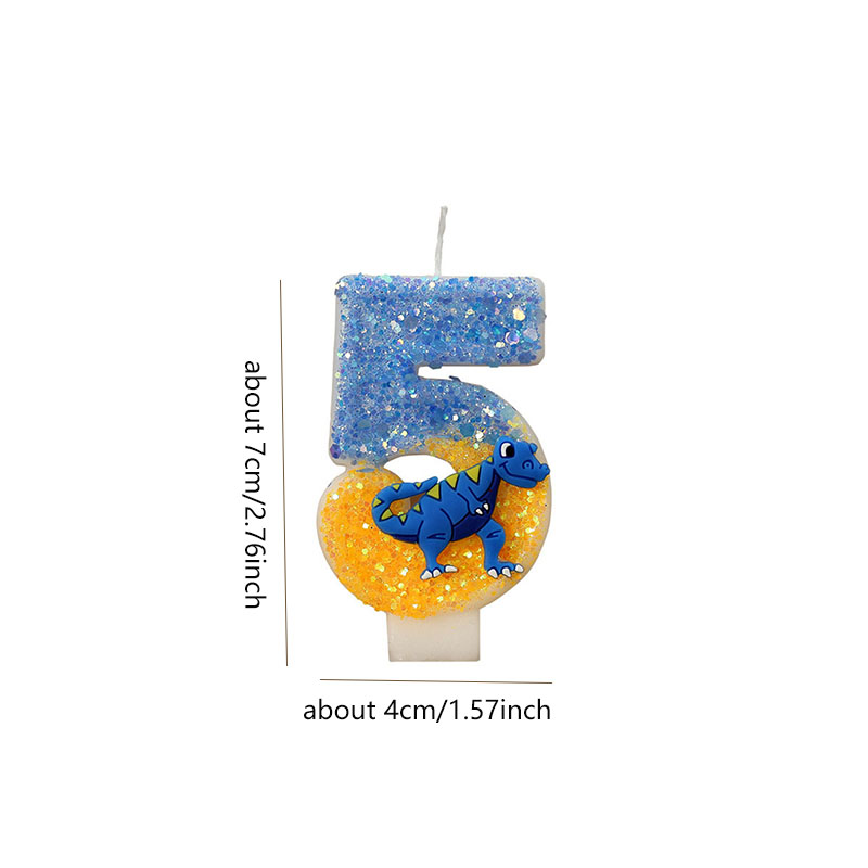 1pcs Boy Number 0 1 2 3 4 5 6  - Candle Surprise 评论和价格