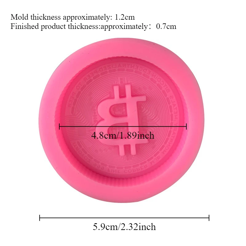 1/3Pcs Currency Logo Soap Sili - Candle Making Supplies Kit 评论和价格