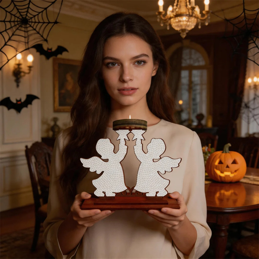 kid candle holder Halloween ho - Candle Supply 评论和价格