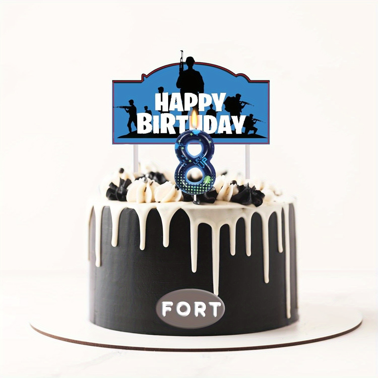 Blue Game Boy 0-9 Birthday Can - Candle Supply 评论和价格