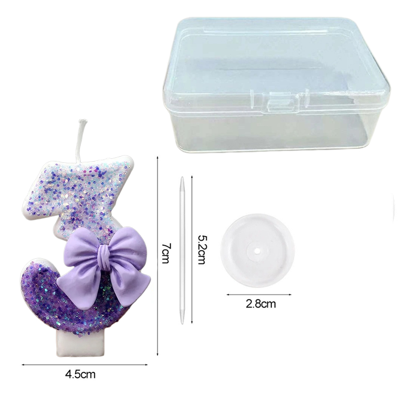 Creative Glitter Gradual Purpl - Candle Supply 评论和价格