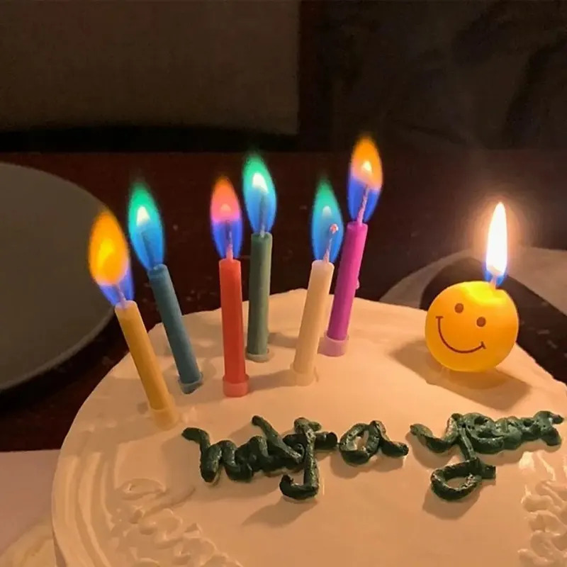 Multicoloured Colourful Flame  - Candle Surprise 评论和价格