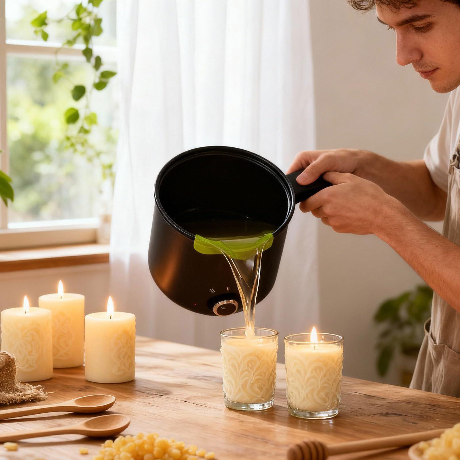 Candle Wax Melting Pot 1.5L La - Candle Making Supplies Kit 评论和价格