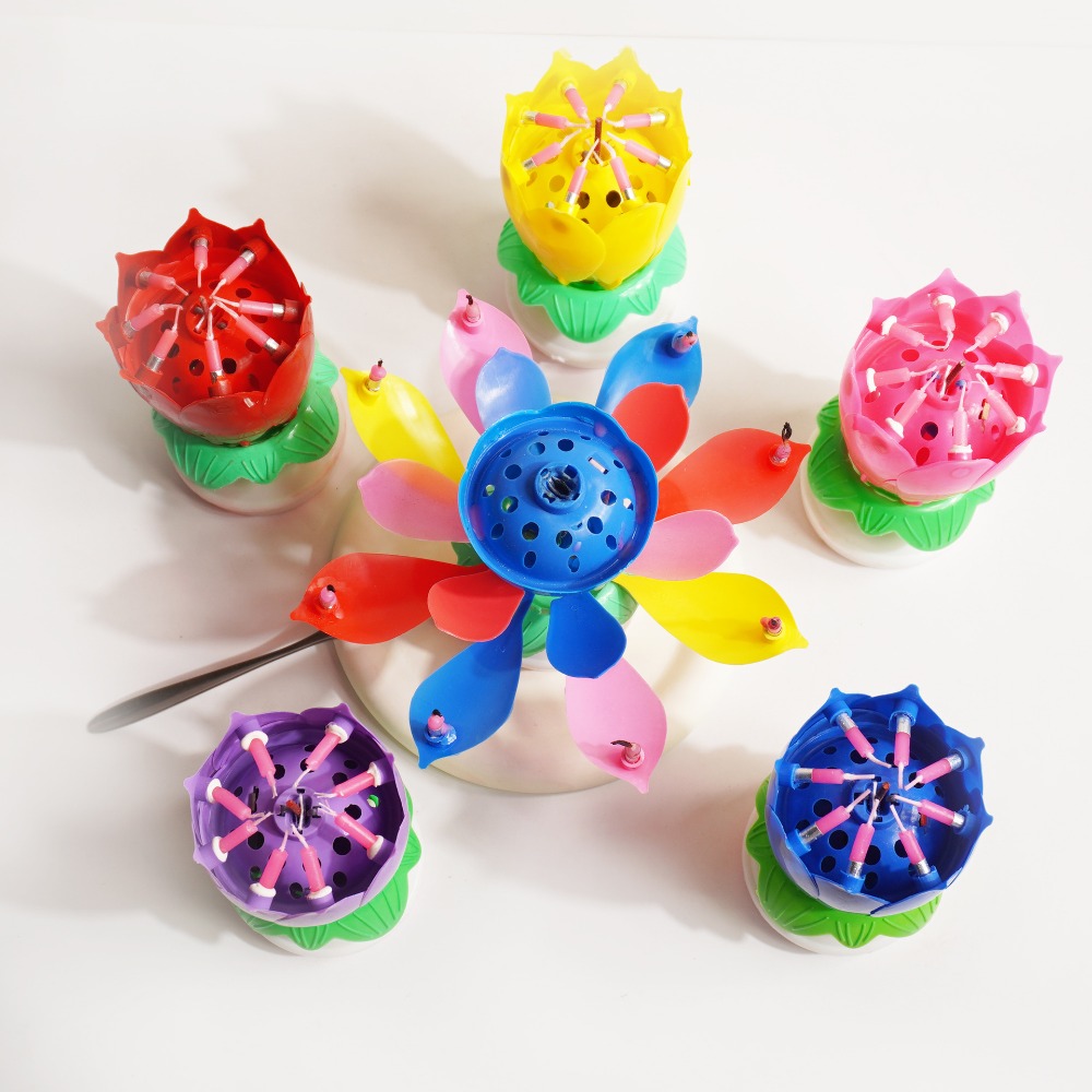 Lotus Birthday Candle Cake Dec - Candle Surprise 评论和价格