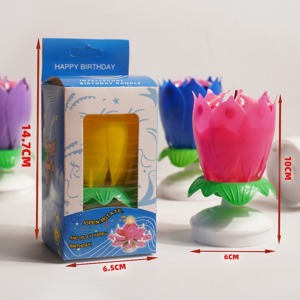Lotus Birthday Candle Cake Dec - Candle Surprise 评论和价格