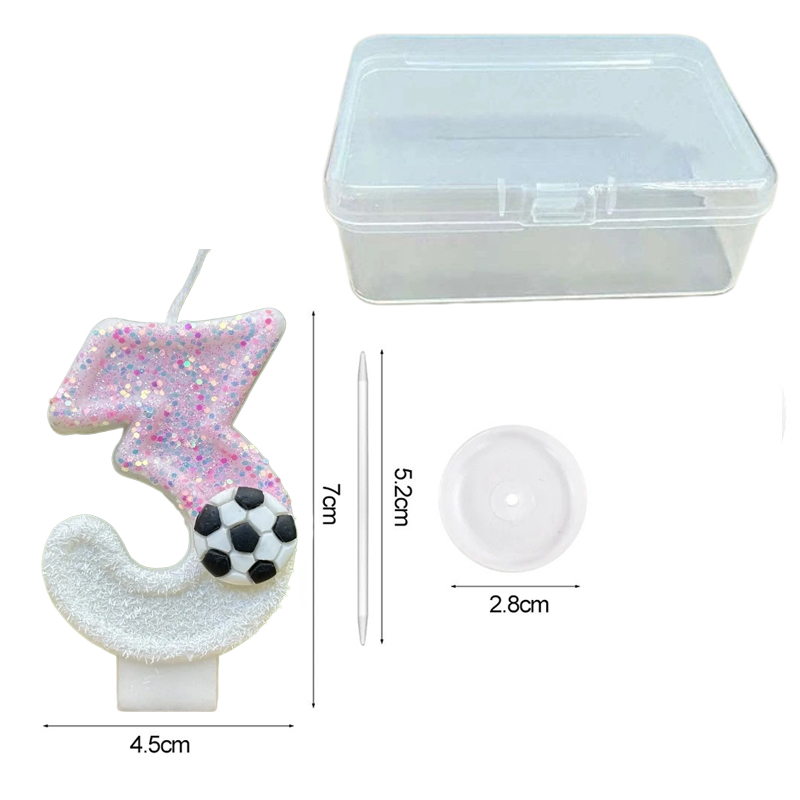 Pink White Sequins Sports Foot - Candle Supply 评论和价格